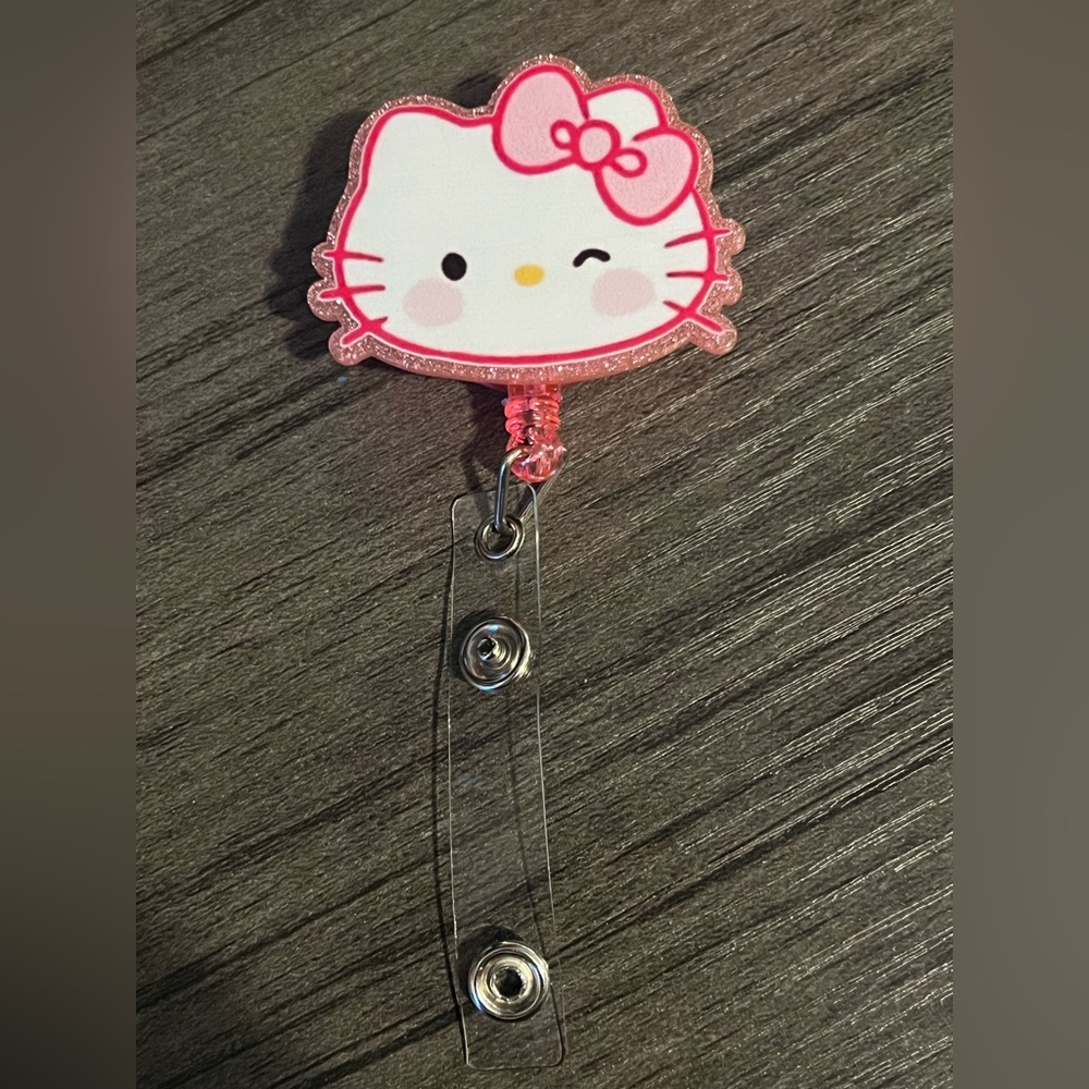 Hello Kitty badge reel